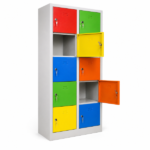Jessan Office 10-Compartment Teacher & Student Locker – Colorful - Image 2
