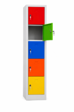 Jessan Ofis 5-Compartment Teacher & Student Locker – Colorful - Image 2