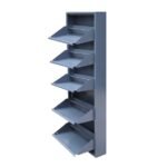 Jessan 5-Tier Metal Shoe Rack – Anthracite - Image 2
