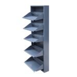 Jessan 5-Tier Metal Shoe Rack – Anthracite - Image 2