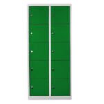 Jessan Ofis 10-Compartment Teacher & Student Locker – Gray-Green
