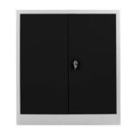Jessan Ofis 100-Compartment File Cabinet – Gray & Black