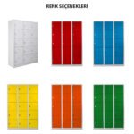 Jessan Office 15-Compartment Teacher & Student Locker – Gray - Image 7