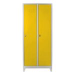 Jessan Ofis 2-Door Economy Locker – Gray-Yellow