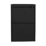 Jessan Ofis 2-Section Filing Cabinet – All Black