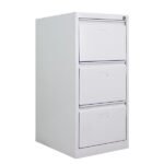 Jessan Ofis 3-Section Folder Cabinet – Gray