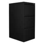 Jessan Ofis 3-Drawer Folder Cabinet – Black - Image 2