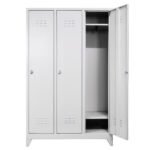 Jessan Ofis 3-Door Standard Locker – Gray - Image 4