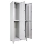 Jessan Ofis 4-Door Standard Locker Cabinet Gray - Image 2