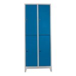 Jessan Ofis 4-Door Standard Locker Cabinet Gray-Blue