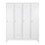 Jessan Ofis 4-Door Side-by-Side Locker Cabinet Gray - Image 4