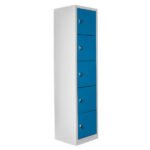 Jessan Ofis 5-Compartment Teacher & Student Locker – Gray-Blue - Image 3