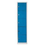 Jessan Ofis 5-Compartment Teacher & Student Locker – Gray-Blue