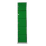 Jessan Ofis 5-Compartment Teacher & Student Locker – Gray-Green