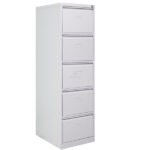 Jessan Ofis 5-Drawer Folder Cabinet – Gray