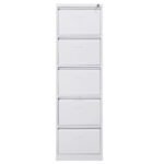 Jessan Ofis 5-Drawer Folder Cabinet – Gray - Image 3