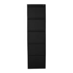 Jessan Ofis 5-Drawer Folder Cabinet – All Black