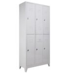 Jessan Ofis 6-Door Eco Locker Cabinet Gray