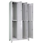 Jessan Ofis 6-Door Eco Locker Cabinet Gray - Image 2