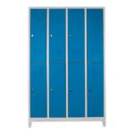 Jessan Ofis 8-Door Locker Cabinet Gray-Blue
