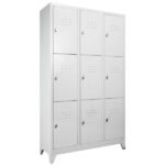 Jessan Ofis 9-Compartment Standard Locker Gray