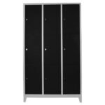 Jessan Ofis 9-Compartment Standard Locker Gray-Black