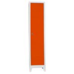 Jessan Ofis Single-Compartment Locker Gray-Orange