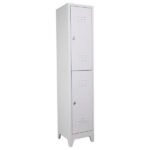 Jessan Ofis Single-Compartment Half-Door Locker Gray