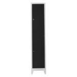 Jessan Ofis Single-Compartment Half-Door Locker Gray-Black
