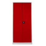 Jessan Ofis Cleaning Cabinet – Gray & Red
