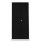Jessan Ofis Cleaning Cabinet – Gray & Black